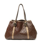 Gucci Tote Brown Blanc