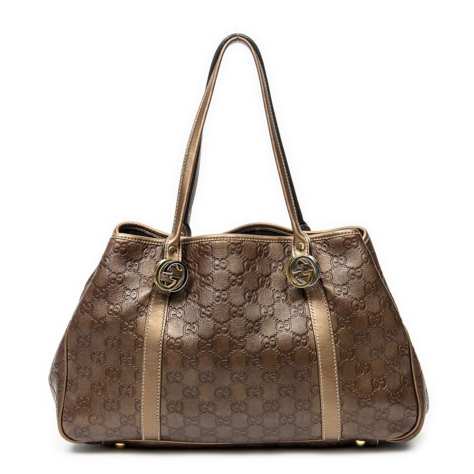 Gucci Tote Brown Blanc — view 5