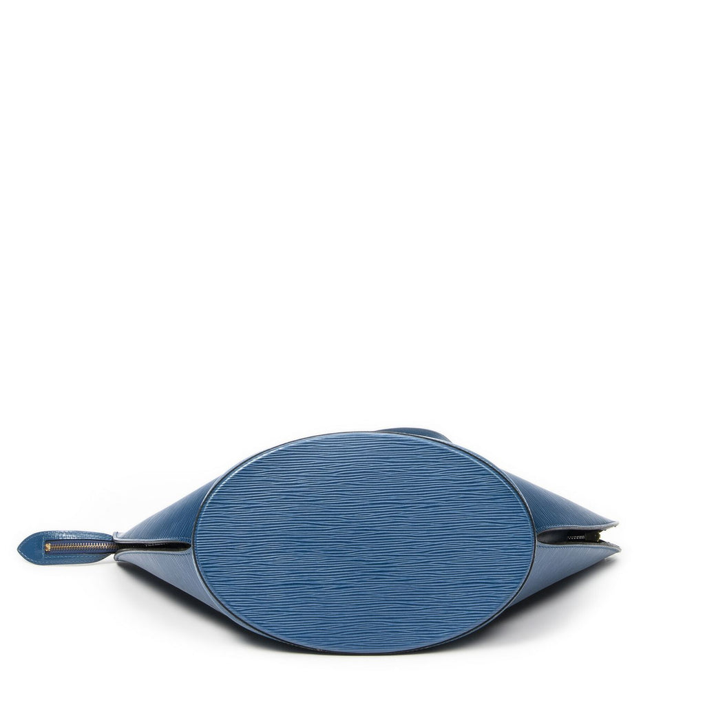 Louis Vuitton Saint Jacques Shopping Blue Epi Shoulder — view 6