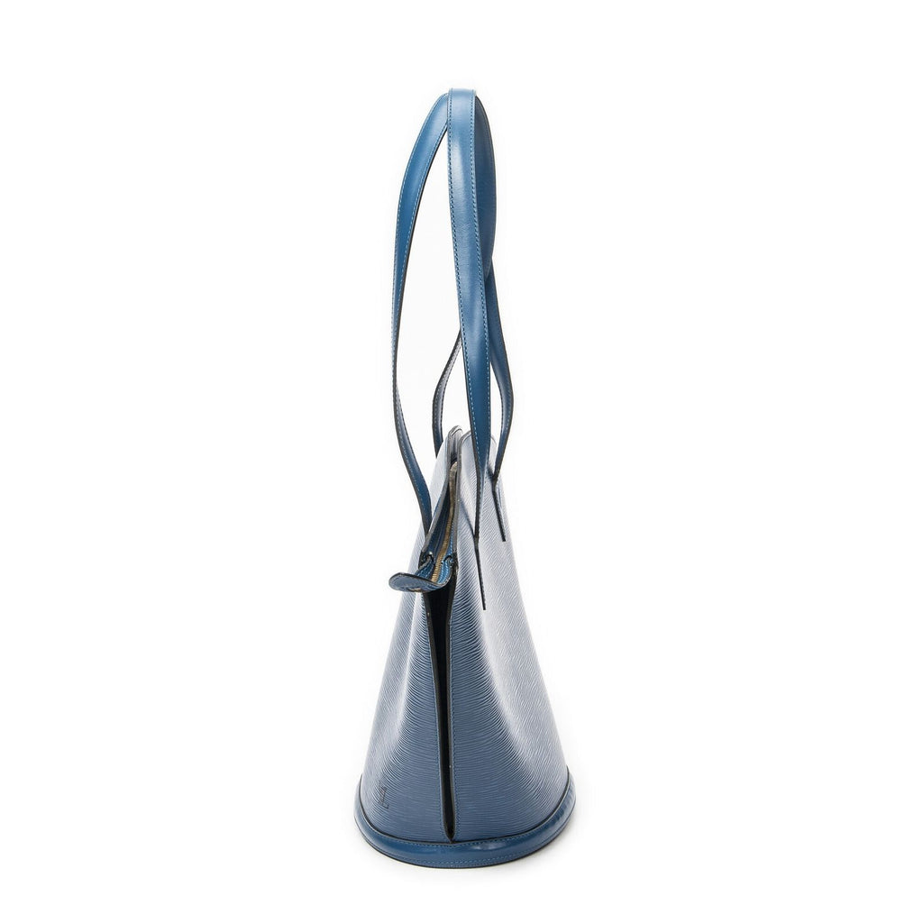 Louis Vuitton Saint Jacques Shopping Blue Epi Shoulder — view 3