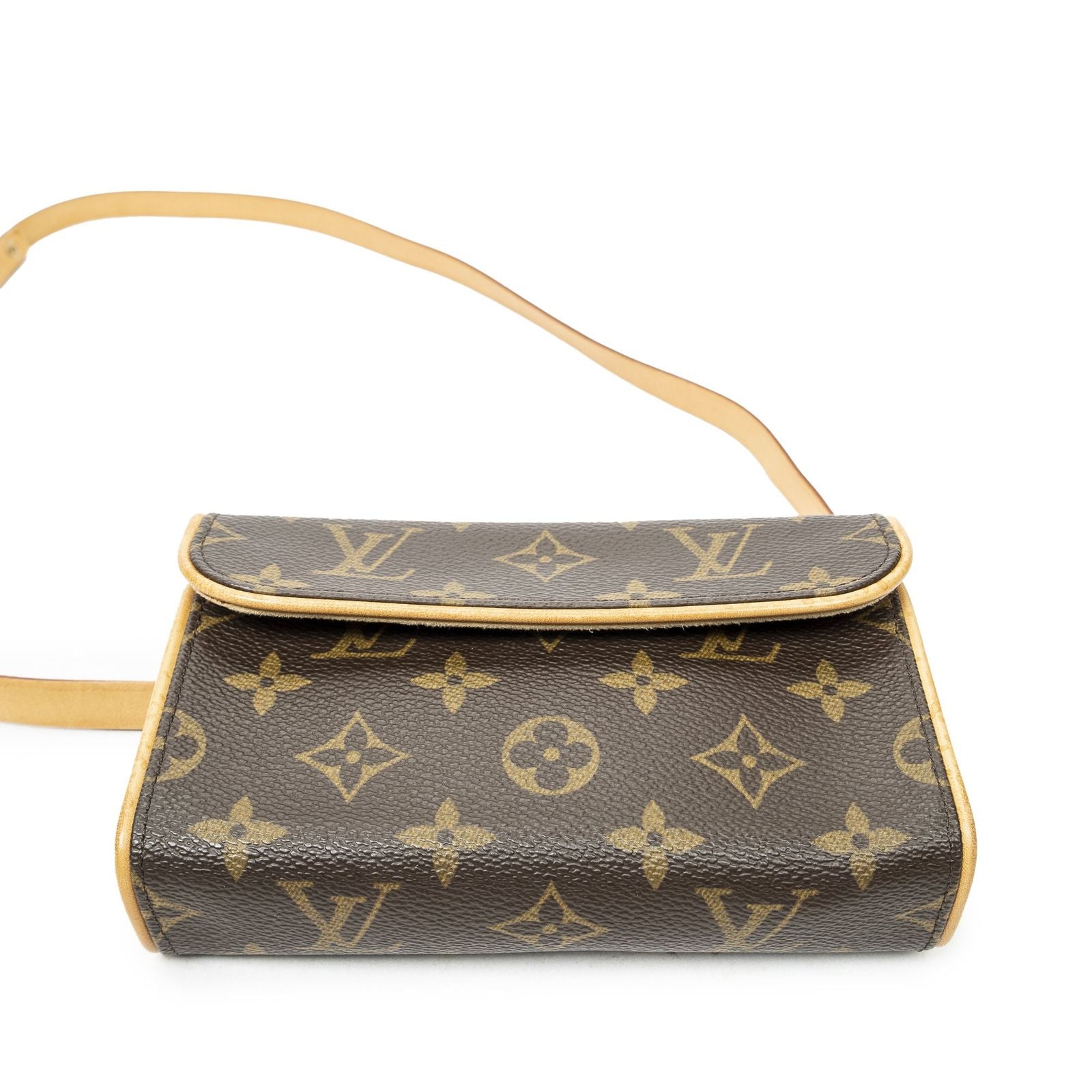 Louis Vuitton Pochette Florentine Brown Monogram Canvas Handbag — view 3
