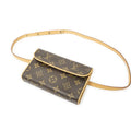 Louis Vuitton Pochette Florentine Brown Monogram Canvas Handbag