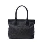 Gucci Ziptote Black GG Nylon Canvas Shoulder