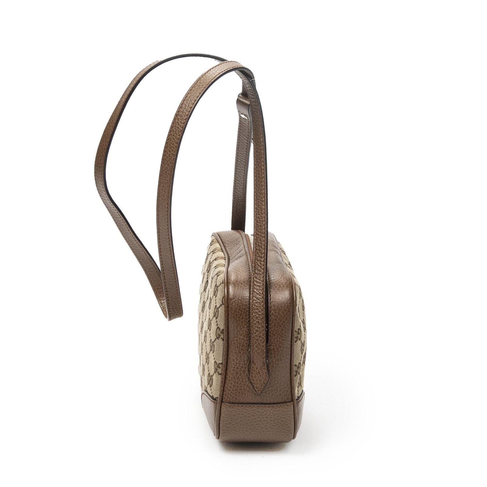 Gucci Bree Cross Beige Brown GG Canvas Crossbody — view 4