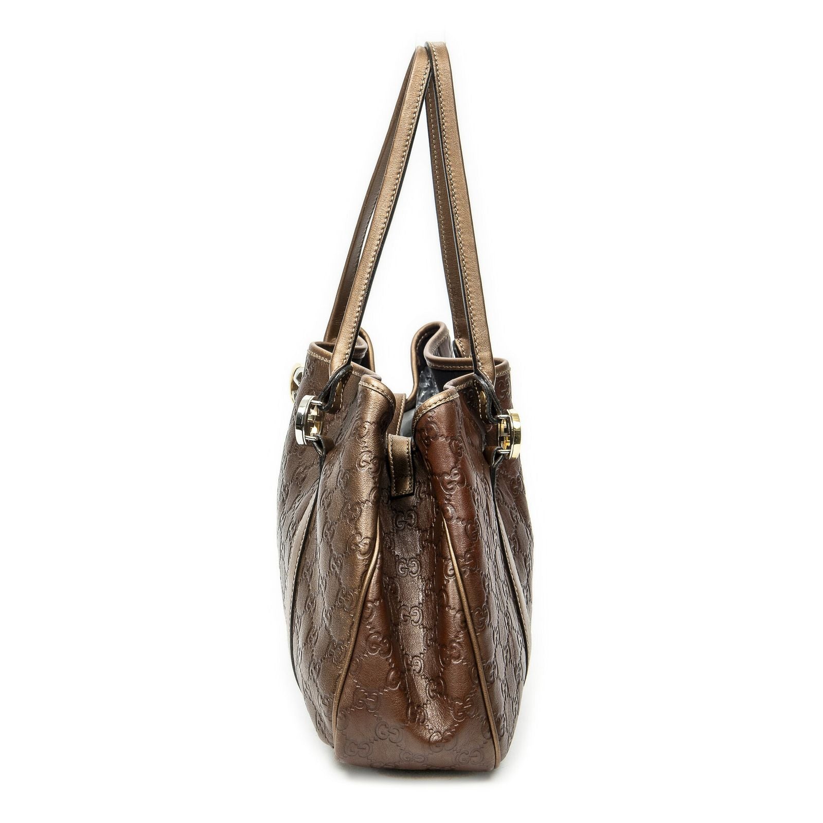 Gucci Tote Brown Blanc — view 4
