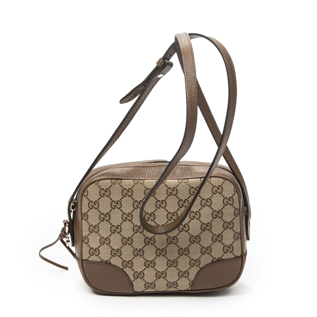 Gucci Bree Cross Beige Brown GG Canvas Crossbody — view 5