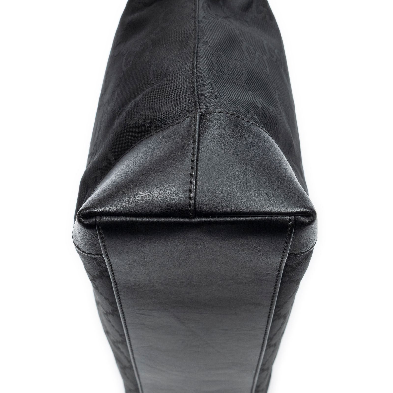 Gucci Ziptote Black GG Nylon Canvas Shoulder — view 7