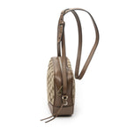 Gucci Bree Cross Beige Brown GG Canvas Crossbody — view 3