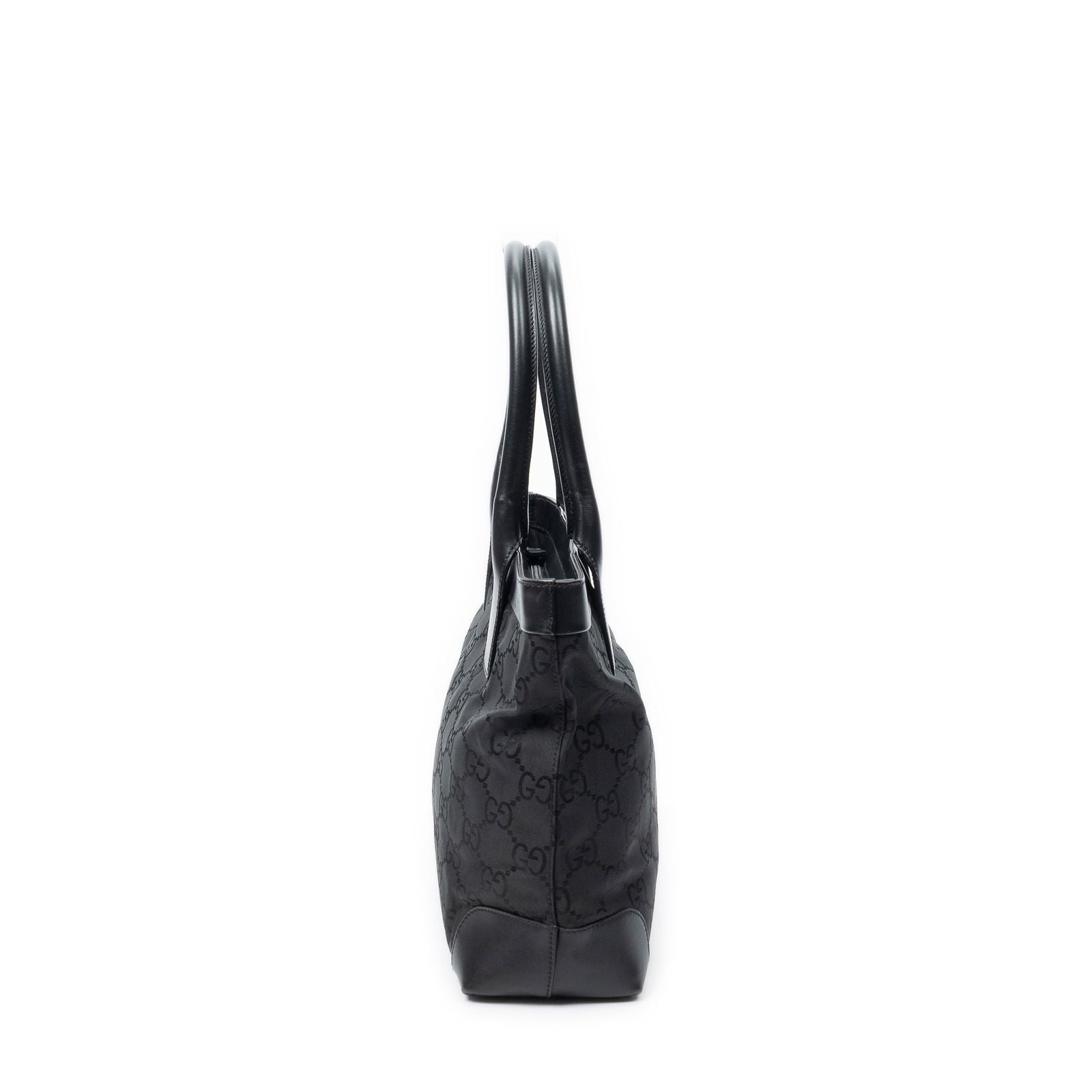 Gucci Ziptote Black GG Nylon Canvas Shoulder — view 3
