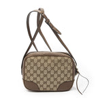 Gucci Bree Cross Beige Brown GG Canvas Crossbody