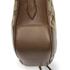 Gucci Bree Cross Beige Brown GG Canvas Crossbody — view 7