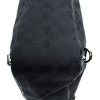 Gucci Abbey D-ring Vertical Tote Black GG Canvas — view 8