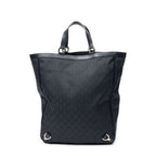 Gucci Abbey D-ring Vertical Tote Black GG Canvas — view 5