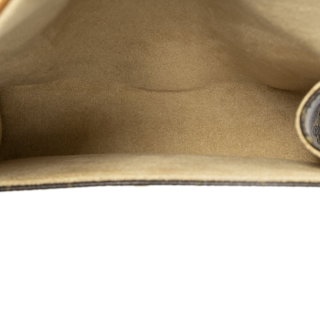 Louis Vuitton Pochette Florentine Brown Monogram Canvas Handbag — view 4
