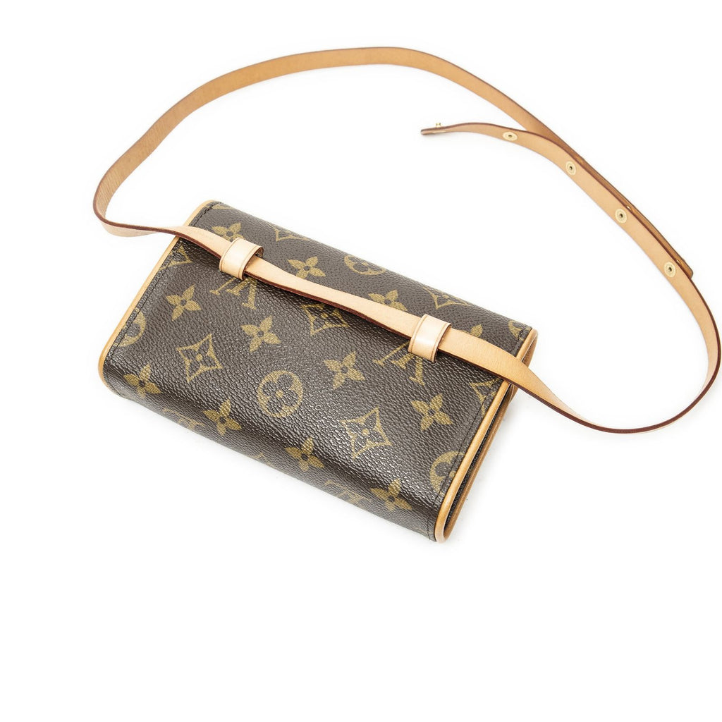 Louis Vuitton Pochette Florentine Brown Monogram Canvas Handbag — view 2