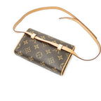 Louis Vuitton Pochette Florentine Brown Monogram Canvas Handbag — view 2