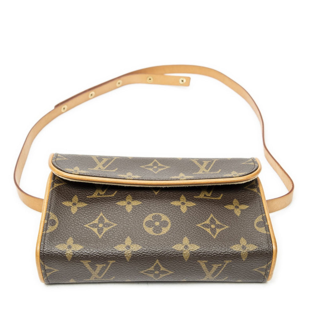 Louis Vuitton Pochette Florentine Brown Monogram Canvas Handbag — view 3