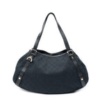 Gucci Abbey Hobo Diagonal Black GG Canvas — view 5