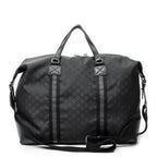 Gucci Web Collapsible Weekender Black GG Nylon Canvas Travel — view 5