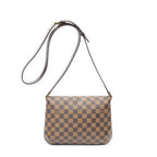 Louis Vuitton Musette Tan Long Strap Brown Damier Ebene Shoulder — view 5