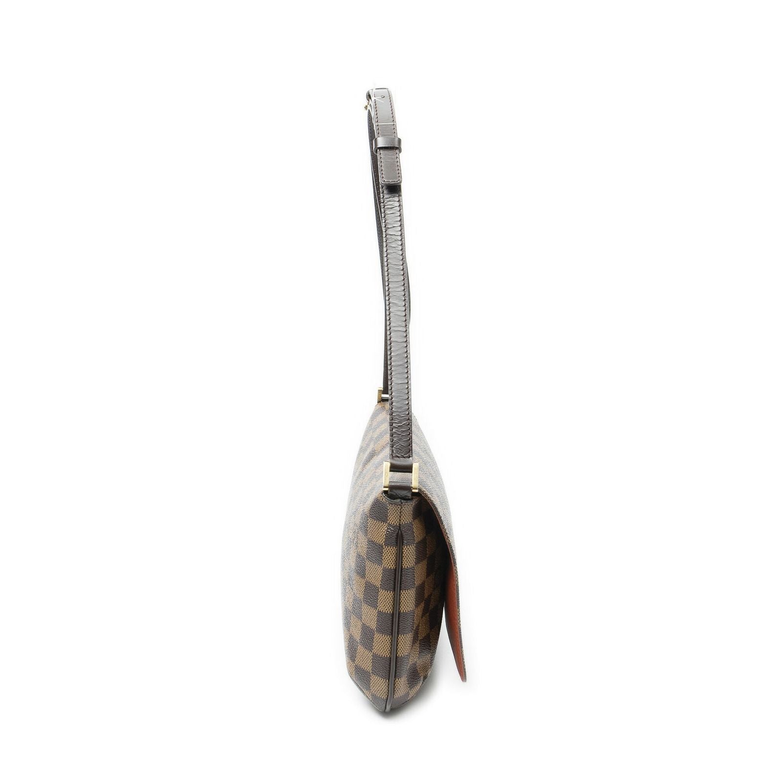 Louis Vuitton Musette Tan Long Strap Brown Damier Ebene Shoulder — view 4