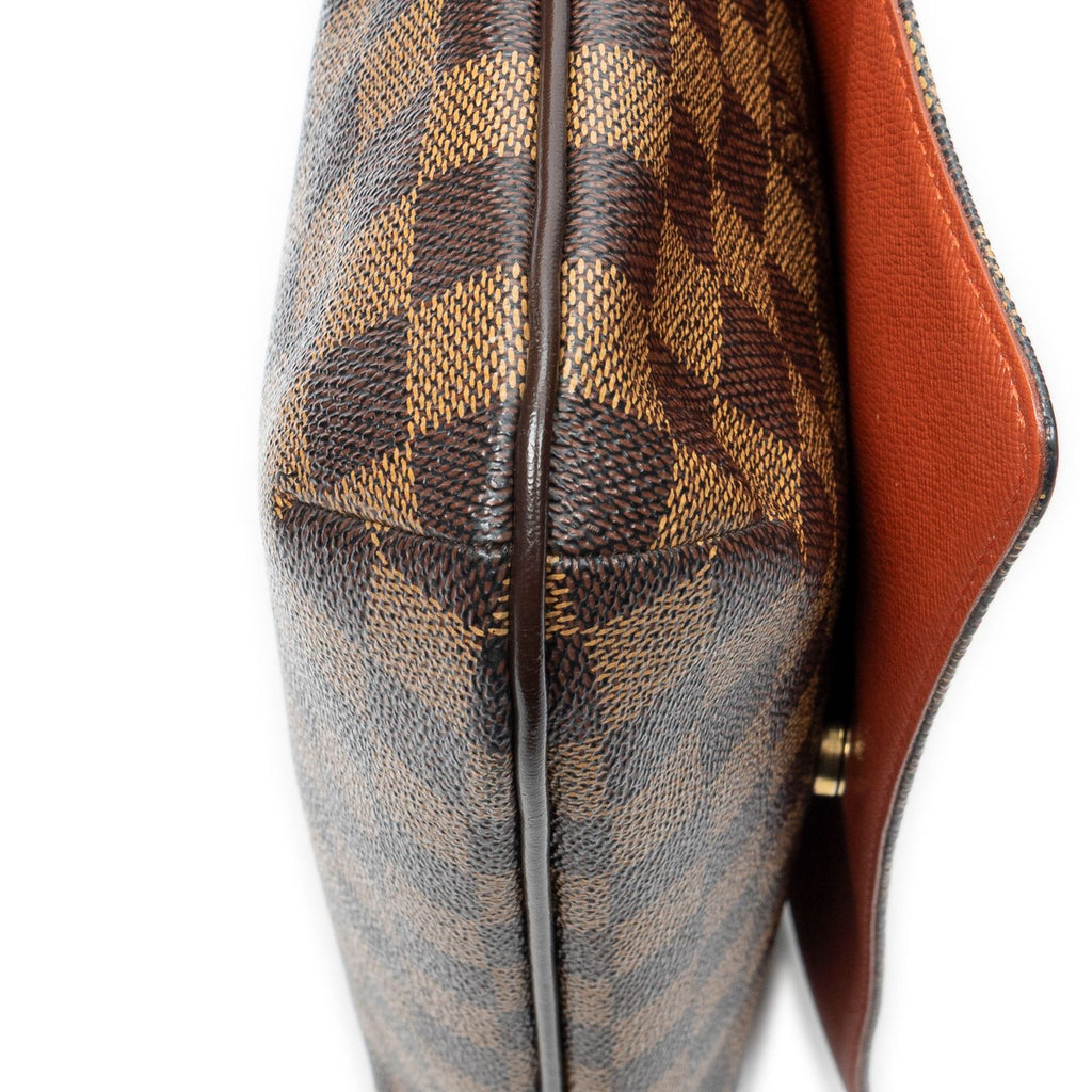 Louis Vuitton Musette Tan Long Strap Brown Damier Ebene Shoulder — view 8