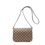 Louis Vuitton Musette Tan Long Strap Brown Damier Ebene Shoulder
