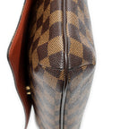 Louis Vuitton Musette Tan Long Strap Brown Damier Ebene Shoulder — view 7