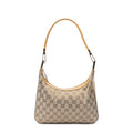 Gucci Shoulder Zip Beige Tan GG Canvas