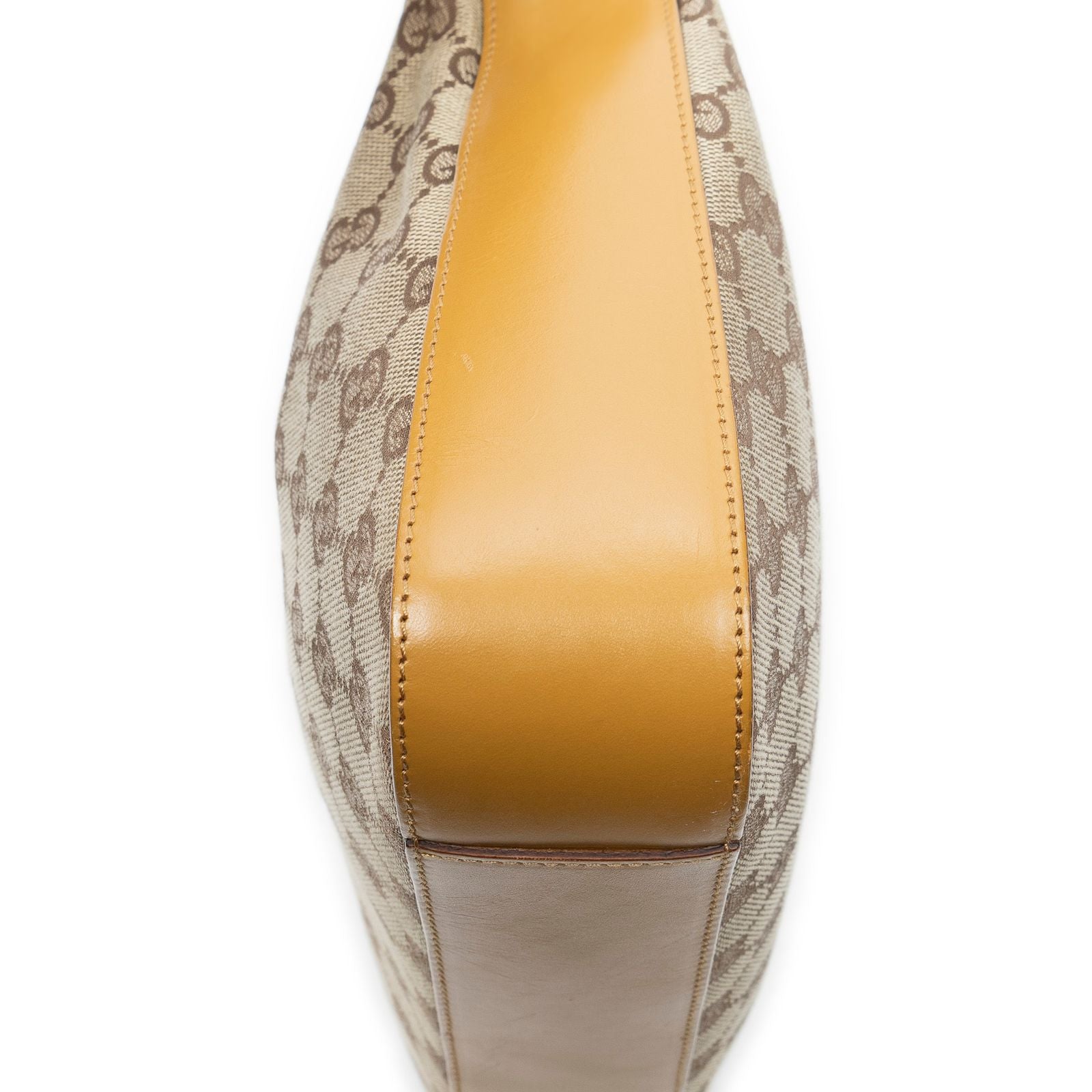 Gucci Shoulder Zip Beige Tan GG Canvas — view 7