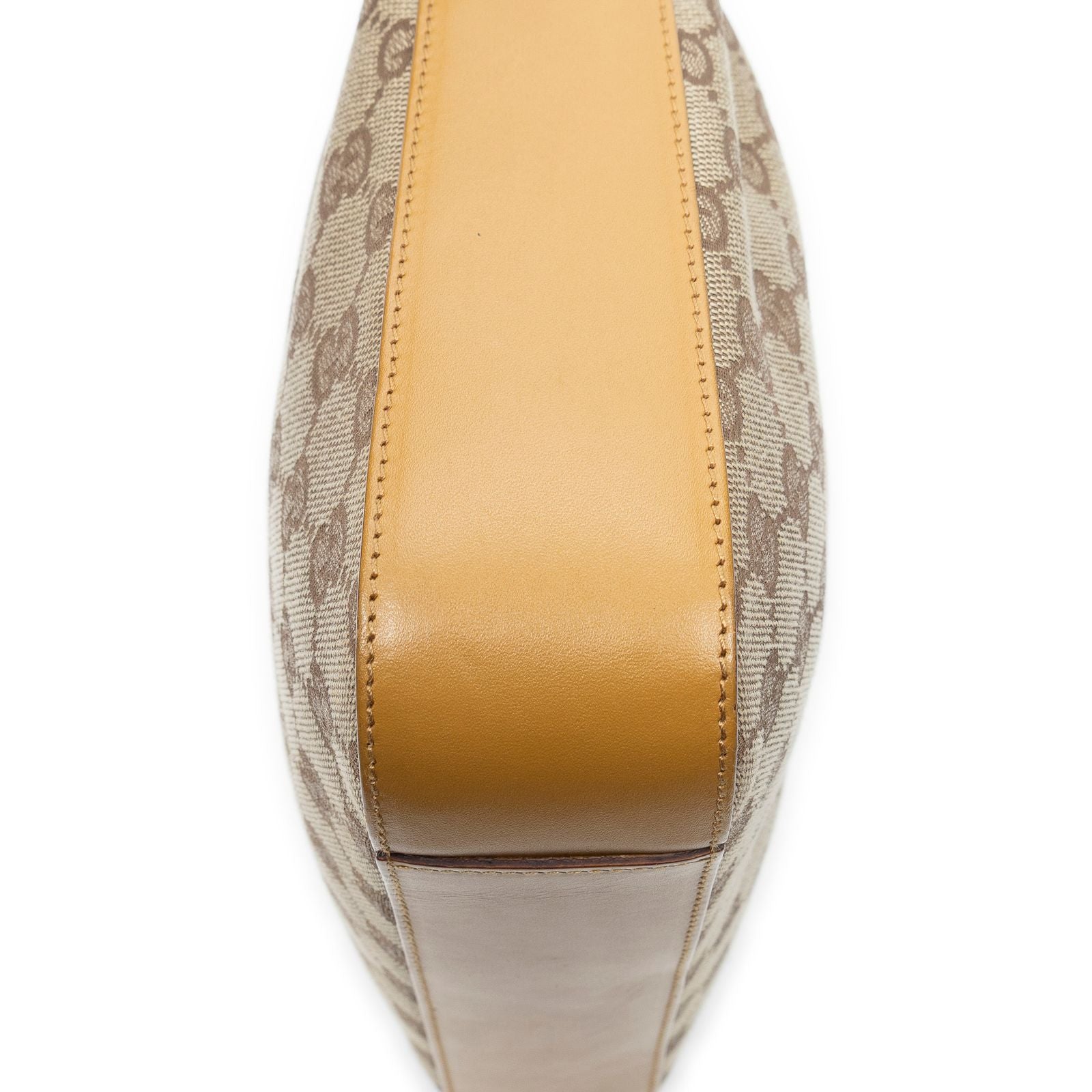 Gucci Shoulder Zip Beige Tan GG Canvas — view 8
