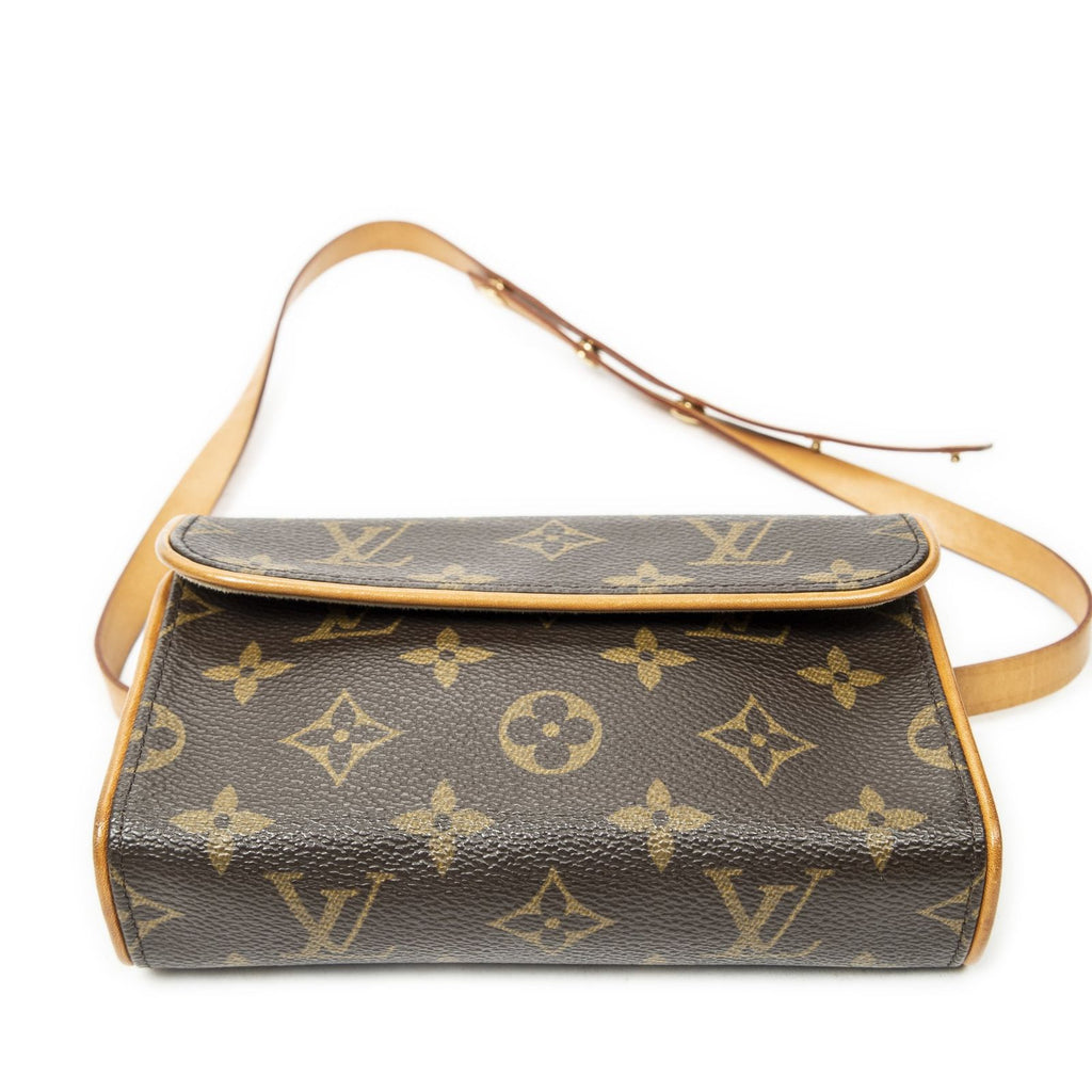 Louis Vuitton Pochette Florentine Brown Monogram Canvas Handbag — view 3