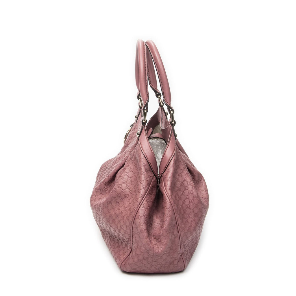 Gucci Mini Tote Pink Guccissima Leather — view 3