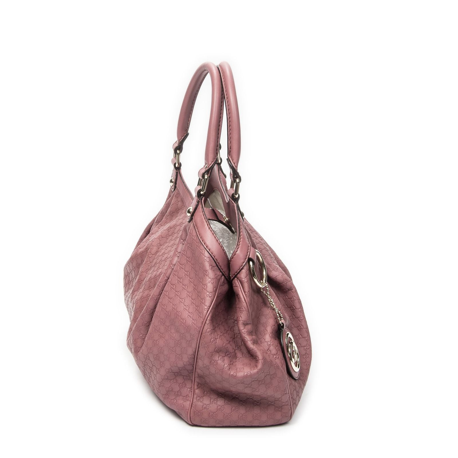 Gucci Mini Tote Pink Guccissima Leather — view 4
