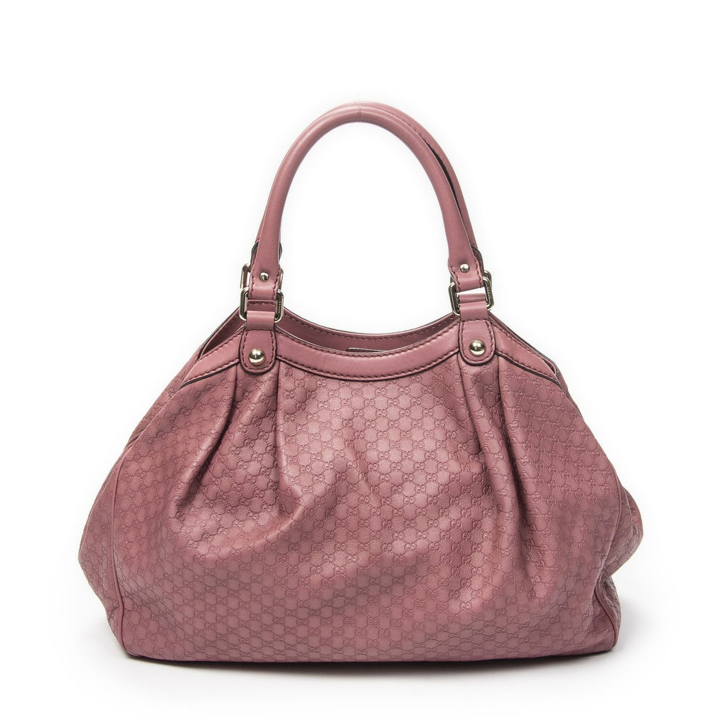 Gucci Mini Tote Pink Guccissima Leather — view 5