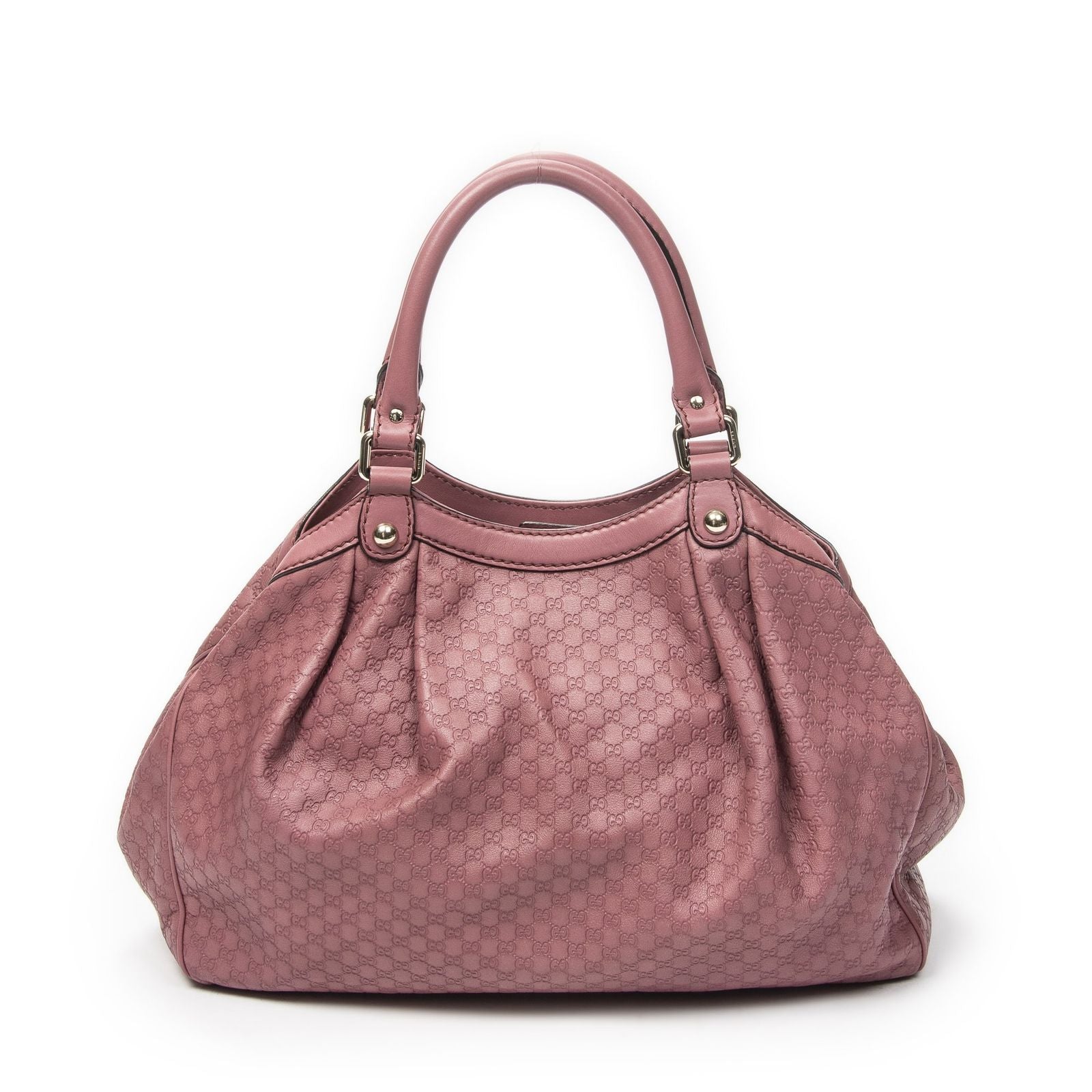Gucci Mini Tote Pink Guccissima Leather — view 5