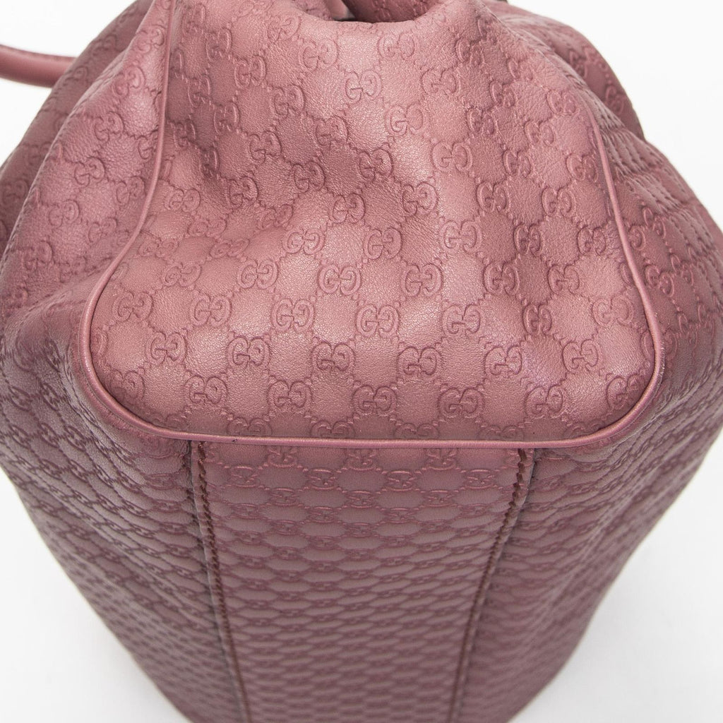 Gucci Mini Tote Pink Guccissima Leather — view 7