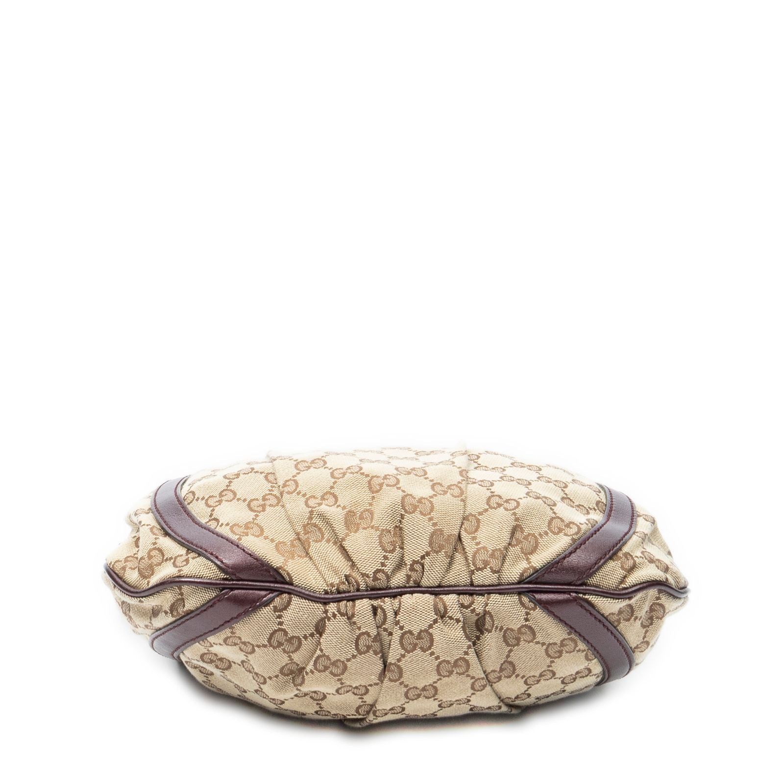 Gucci Abbey Shoulder Bag Beige Purple GG Canvas — view 6
