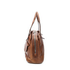 Loewe Heritage Flap Pocket Boston Brown Grain Calf Leather — view 3