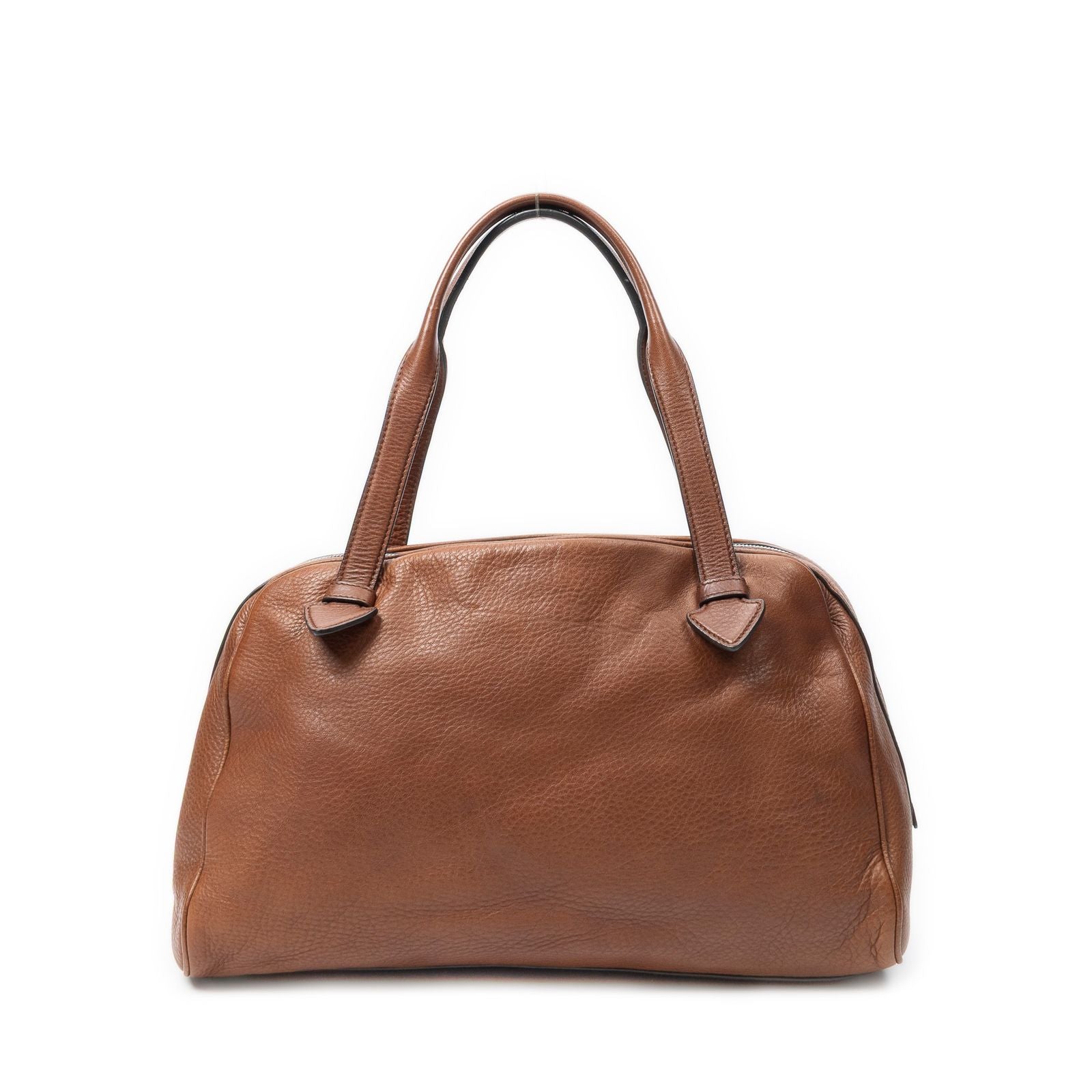 Loewe Heritage Flap Pocket Boston Brown Grain Calf Leather — view 5