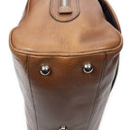 Loewe Heritage Flap Pocket Boston Brown Grain Calf Leather — view 8
