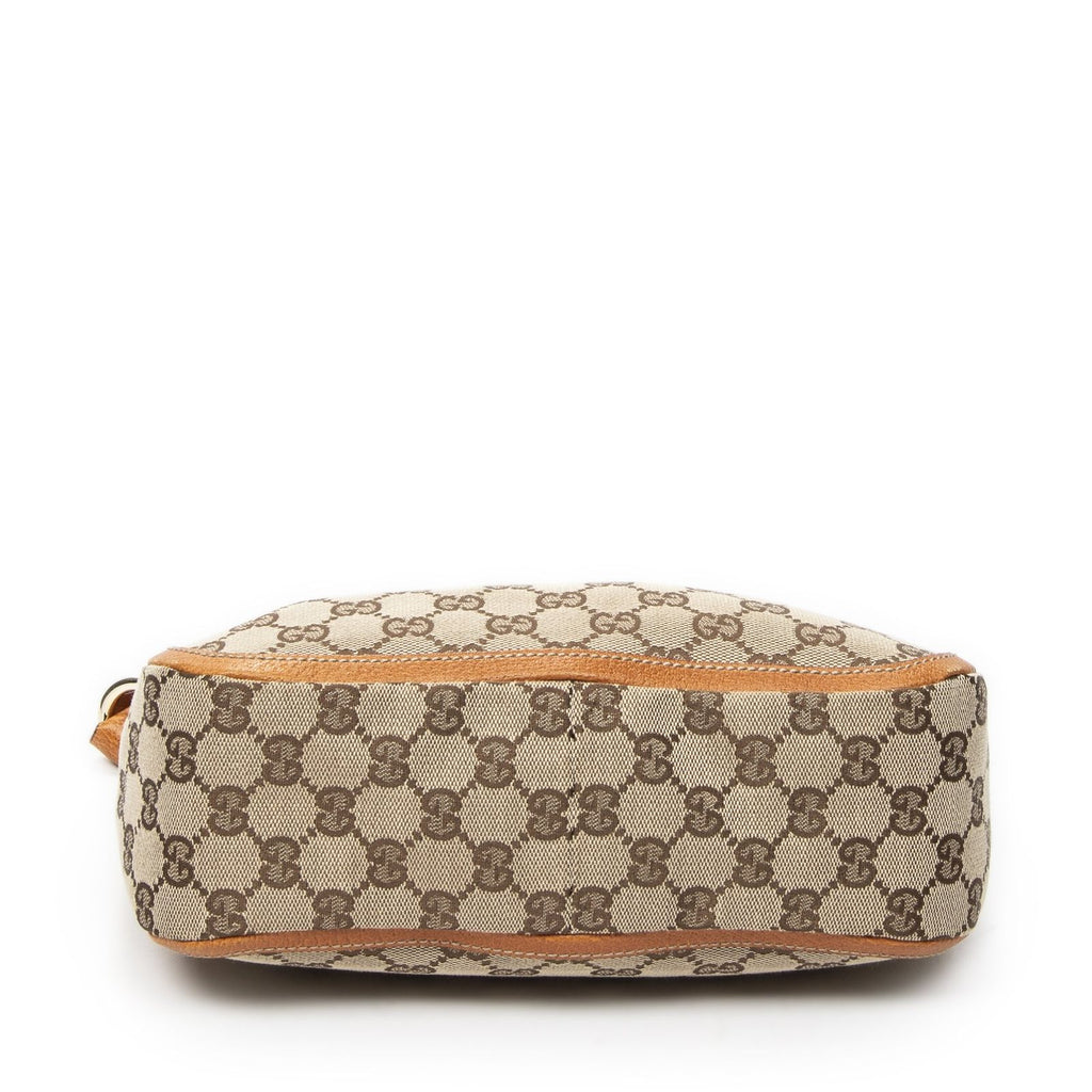 Gucci Abbey Top Handle Orange Beige GG Canvas — view 6