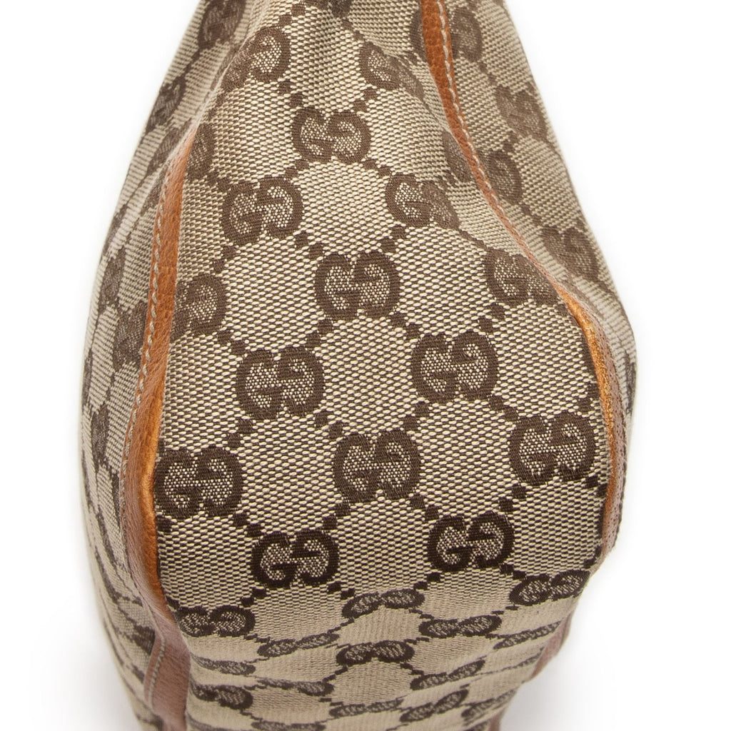 Gucci Abbey Top Handle Orange Beige GG Canvas — view 7