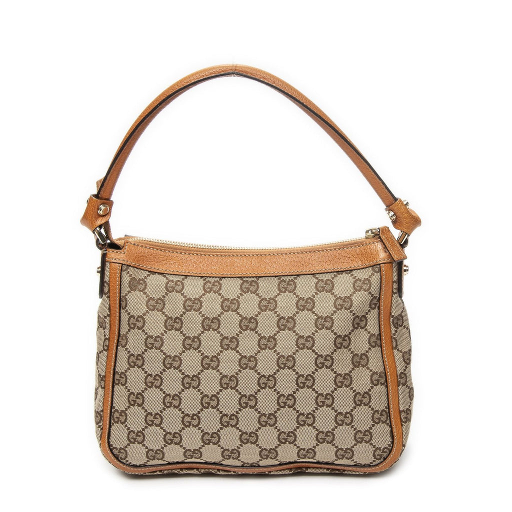 Gucci Abbey Top Handle Orange Beige GG Canvas — view 5