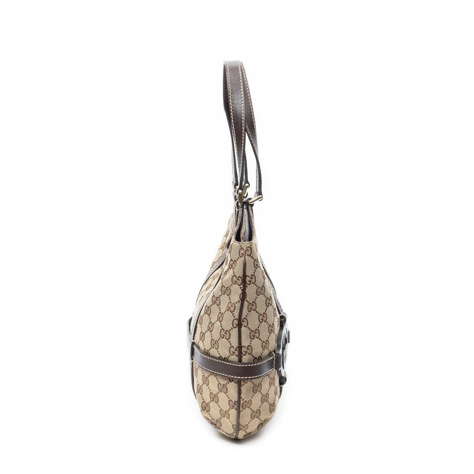 Gucci Royal Hobo Beige Brown GG Canvas — view 4