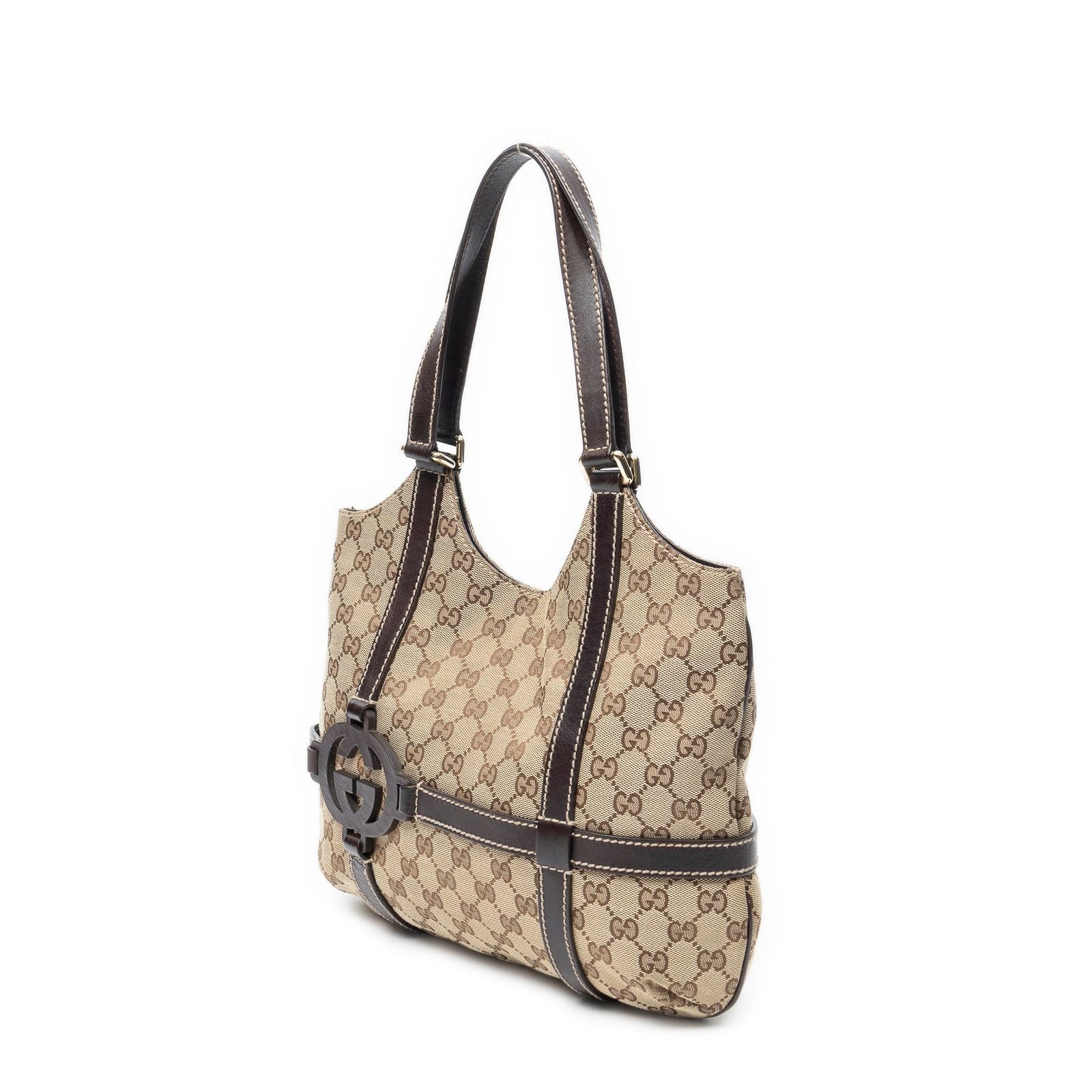Gucci Royal Hobo Beige Brown GG Canvas — view 2