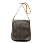 Louis Vuitton Musette Brown Monogram Canvas Shoulder