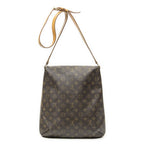 Louis Vuitton Musette Brown Monogram Canvas Shoulder — view 5