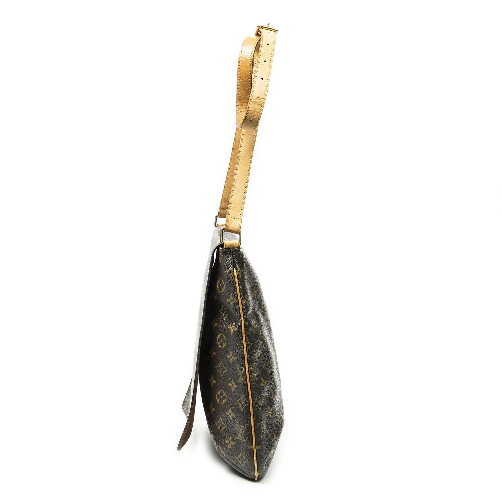 Louis Vuitton Musette Brown Monogram Canvas Shoulder — view 3