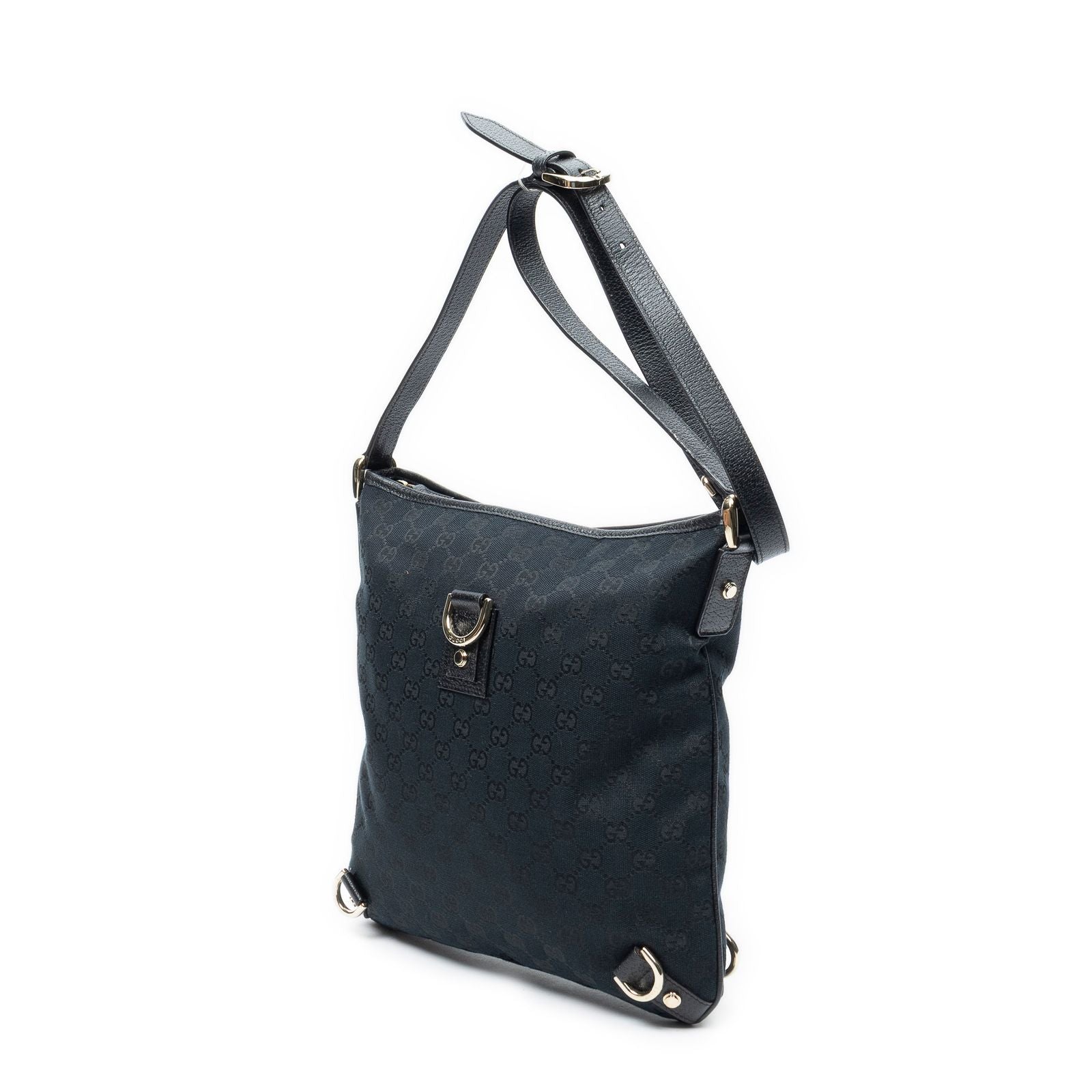 Gucci Abbey Crossbody Black GG Canvas — view 2